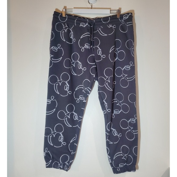 Mickey Mouse Disney Primark Cares Women's joggers gray size XL (US 14/16) - Picture 1 of 7